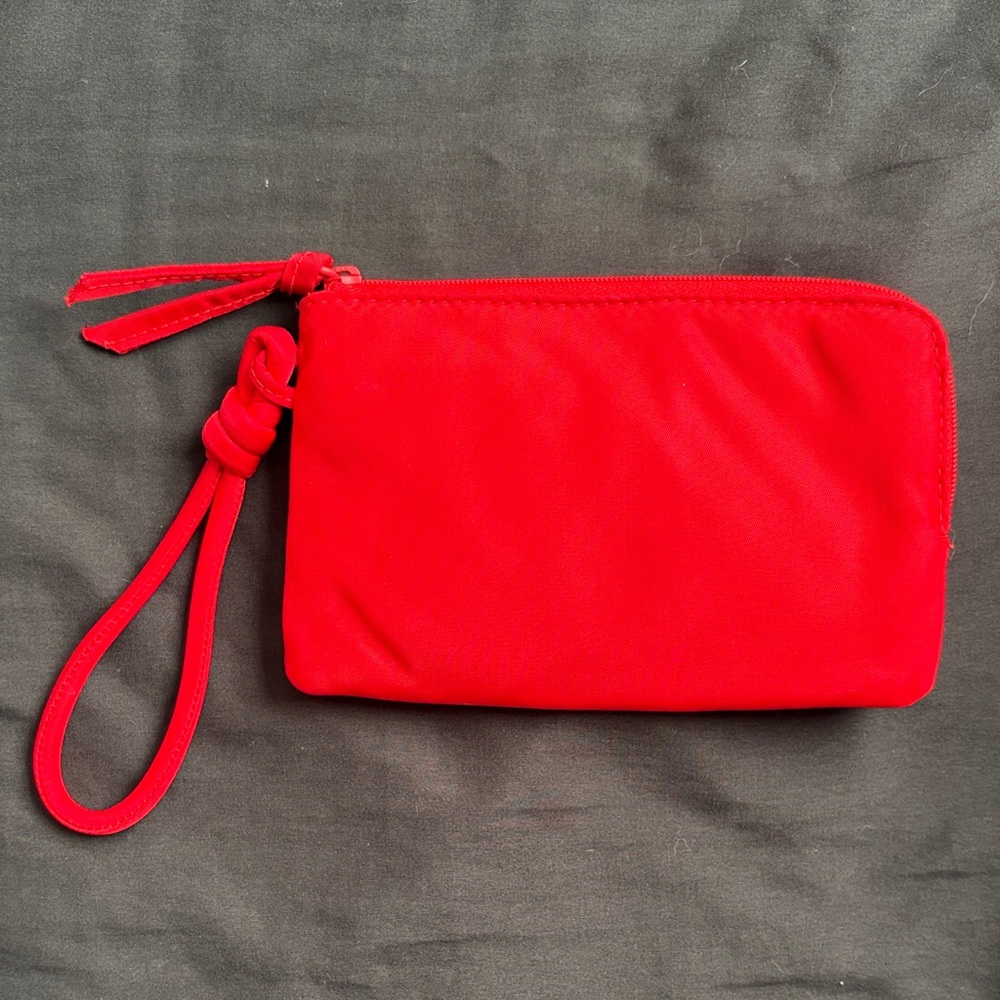 Vera Bradley Bold Red Wristlet Clutch